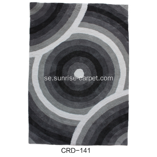 Microfiber Shaggy Rug med Design